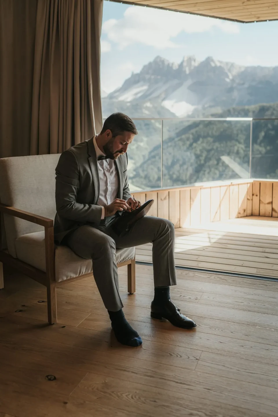 Adventure Helicopter Elopement in the Dolomites