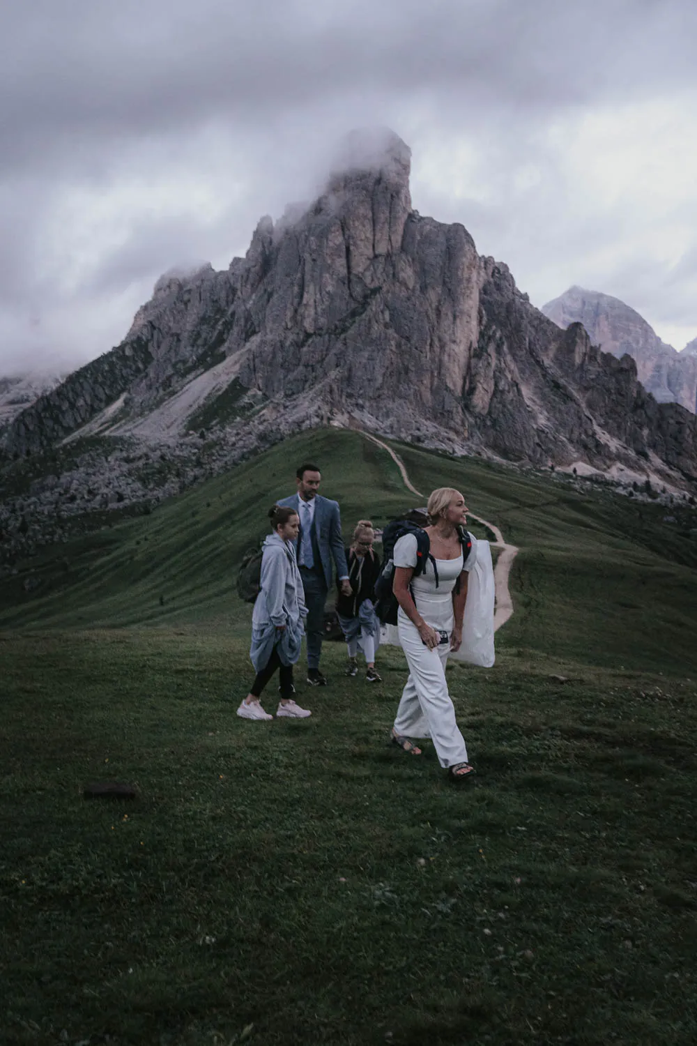 Mountain Peaks Climbing Wedding in the Dolomites