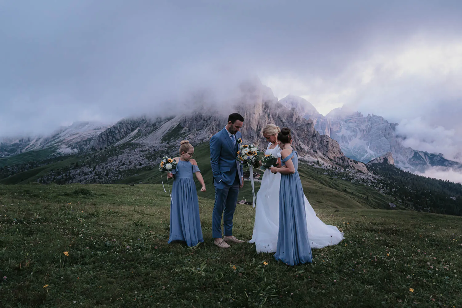 Mountain Peaks Climbing Wedding in the Dolomites