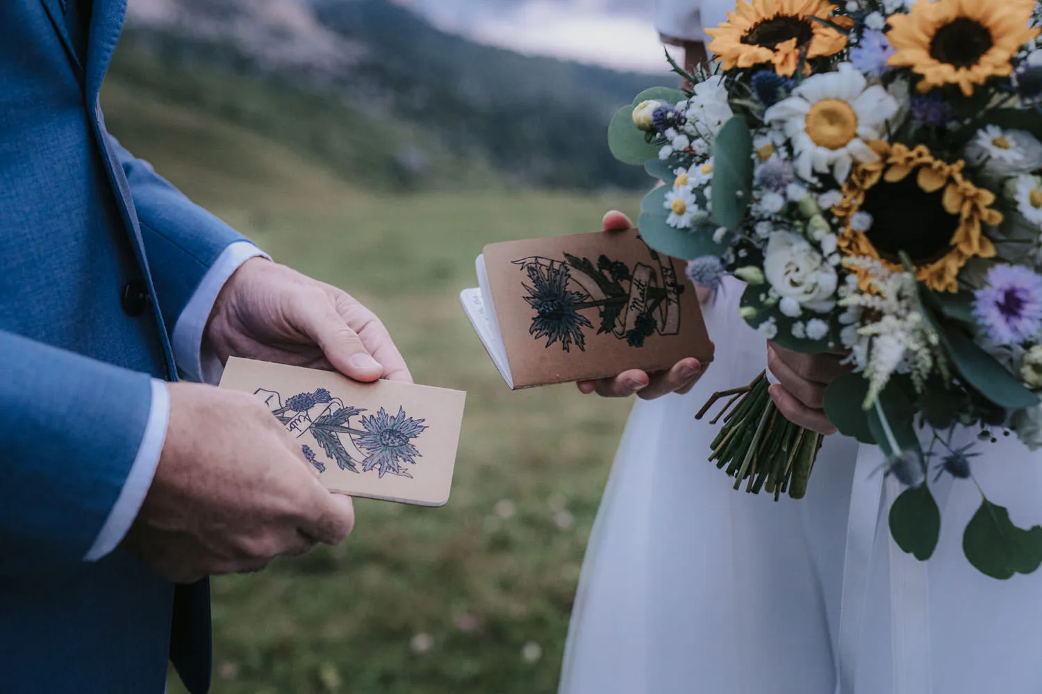 Mountain Peaks Climbing Wedding in the Dolomites