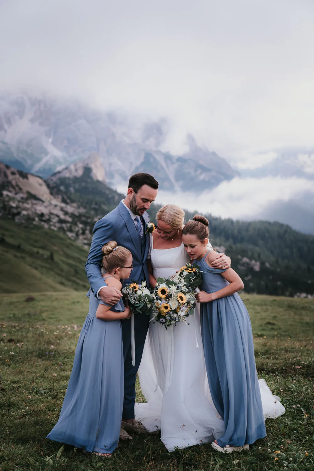 Mountain Peaks Climbing Wedding in the Dolomites
