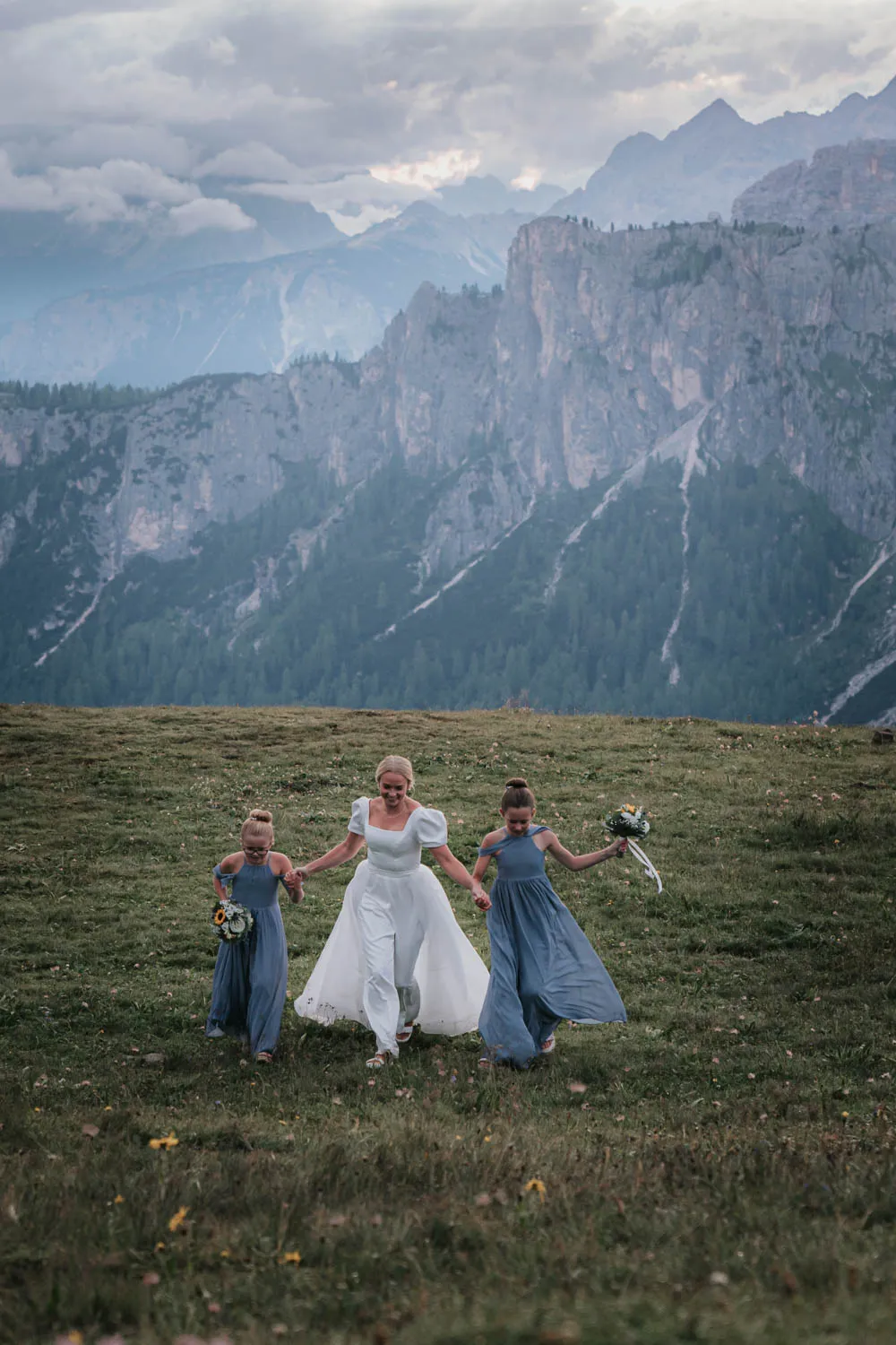 Mountain Peaks Climbing Wedding in the Dolomites