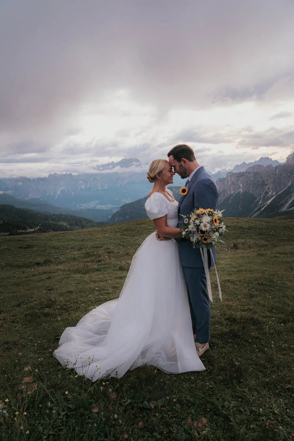 Mountain Peaks Climbing Wedding in the Dolomites