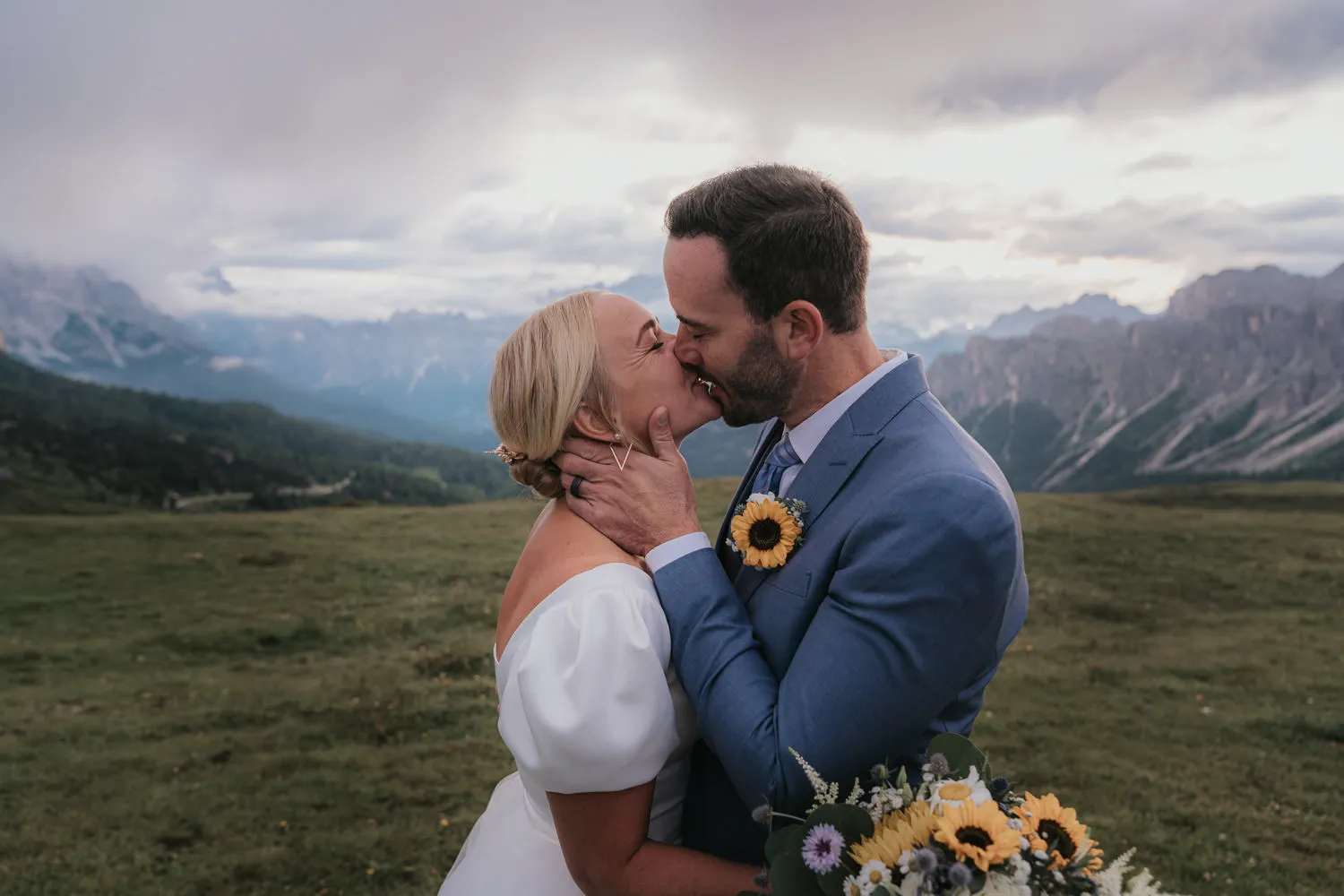 Mountain Peaks Climbing Wedding in the Dolomites