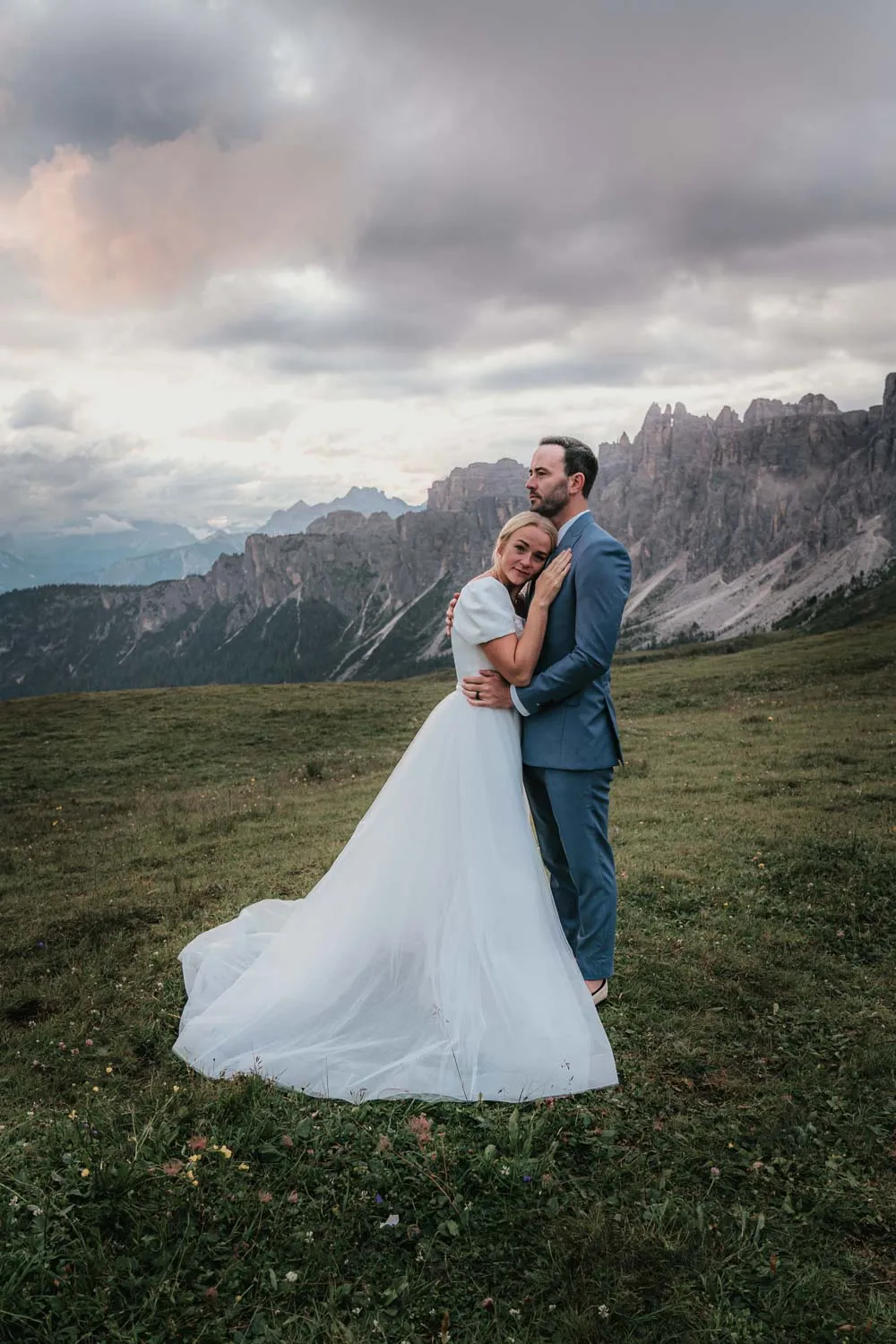 Mountain Peaks Climbing Wedding in the Dolomites