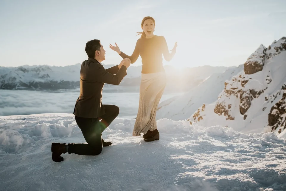 A Peak Proposal &mdash; Mountainous Engagement
