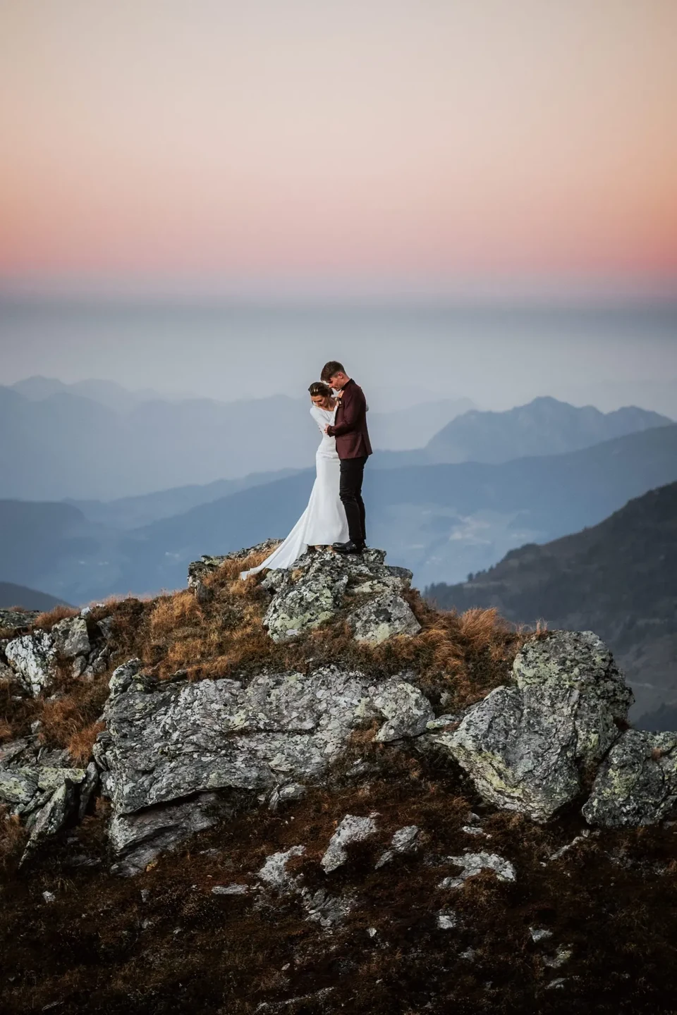 Mountain-Top Sunset Elopement
