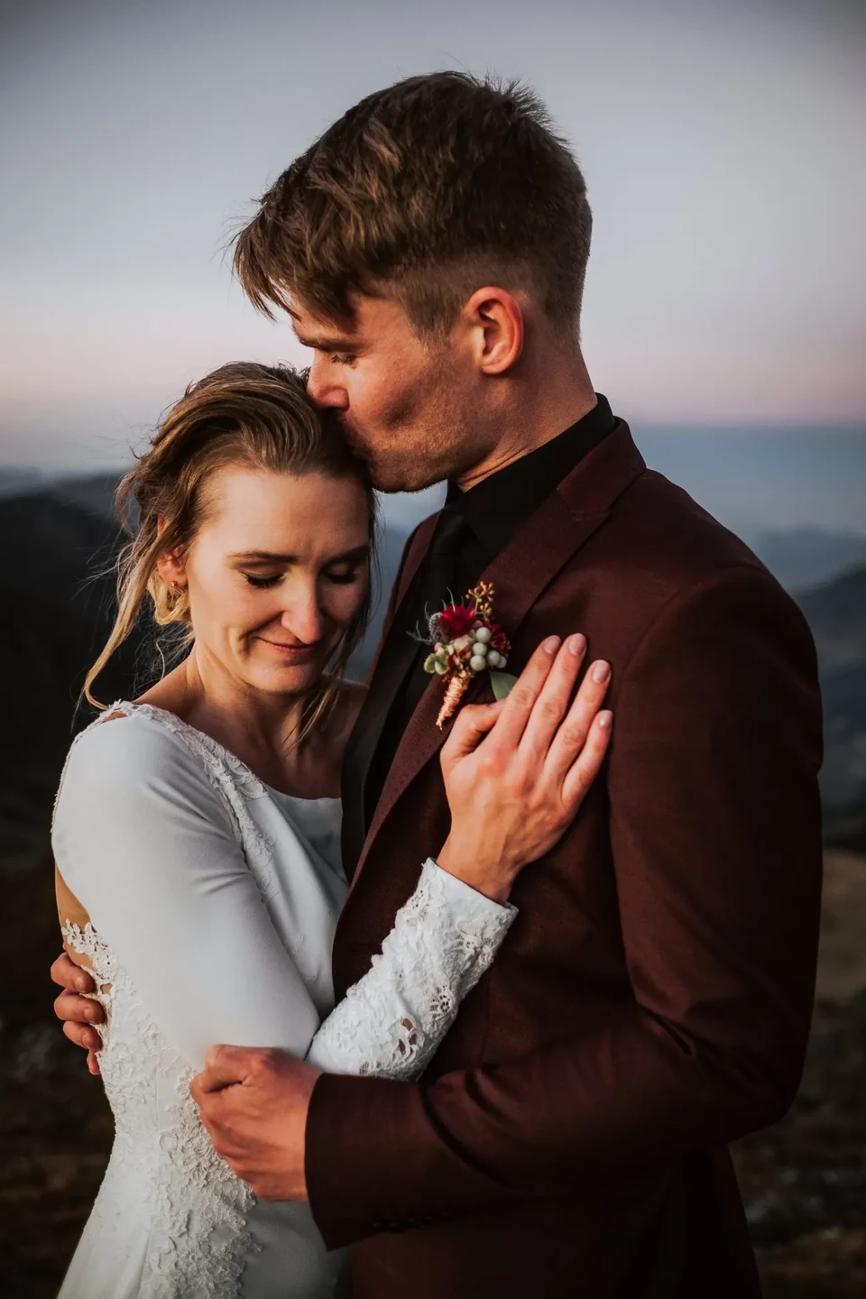 Mountain-Top Sunset Elopement