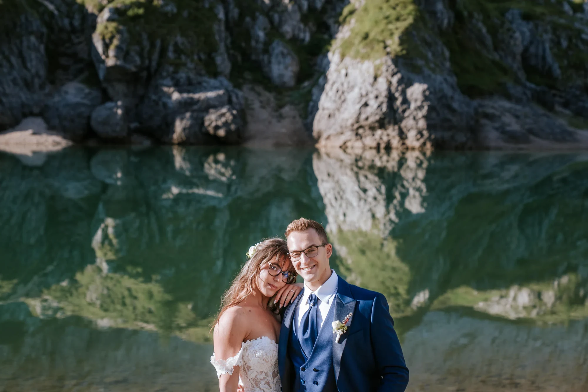 A Three-Stop Helicopter Elopement in the Dolomites