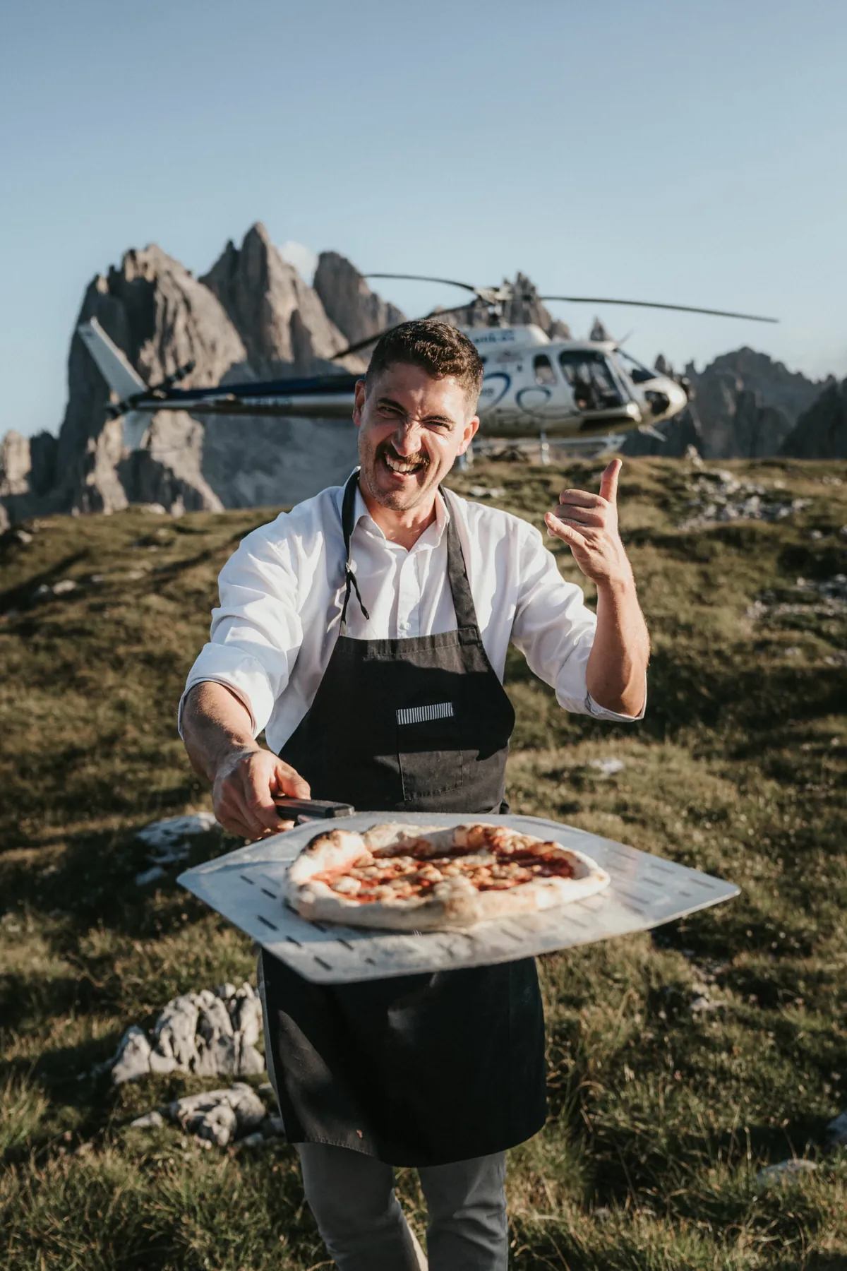 Pizza Elopement at Tre Cime